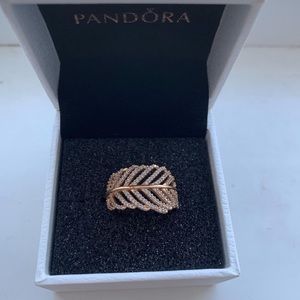 Pandora Ring - size 7 - rose gold